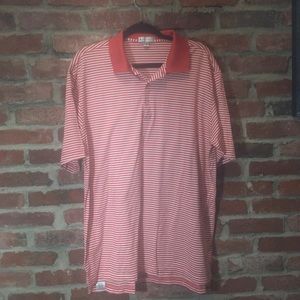 Peter Millar coral golf shirt